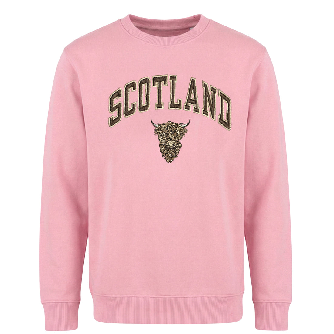 ADULT SWEATSHIRTS | EMB SCT/BR COW 1