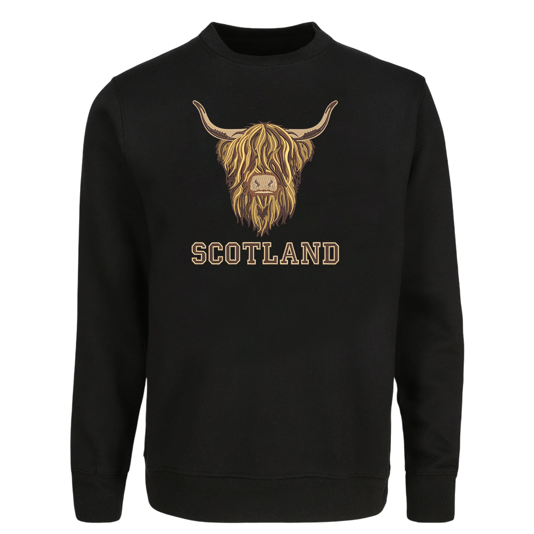 ADULT SWEATSHIRTS | EMB BR COW 5