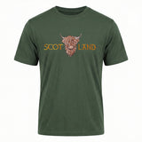 ADULT T-SHIRTS | EMB SCOT(BR COW 1)LAND