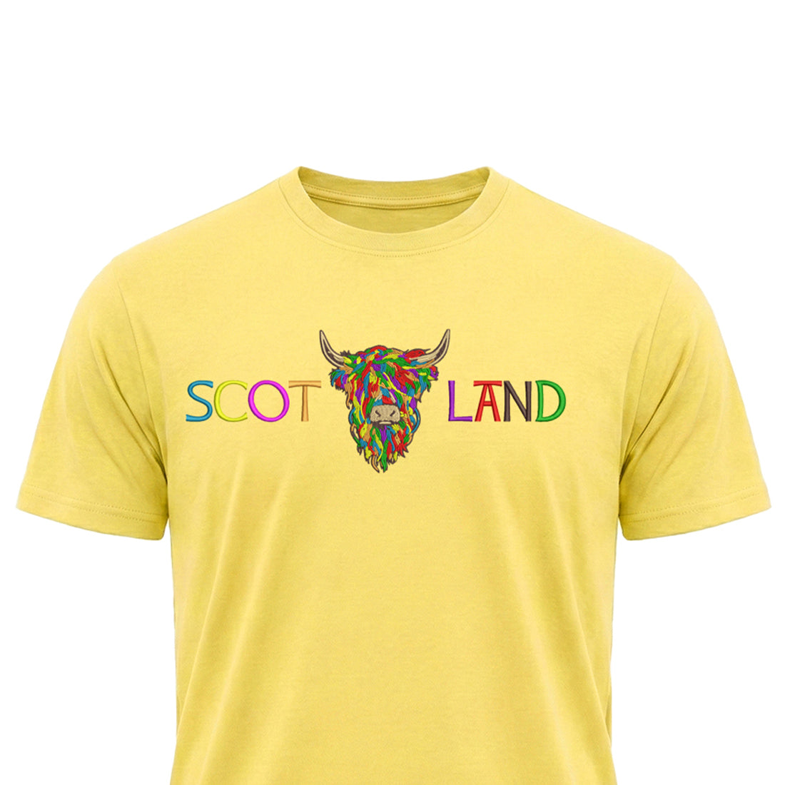 ADULT T-SHIRTS | EMB SCOT(MLT COW 2)LAND