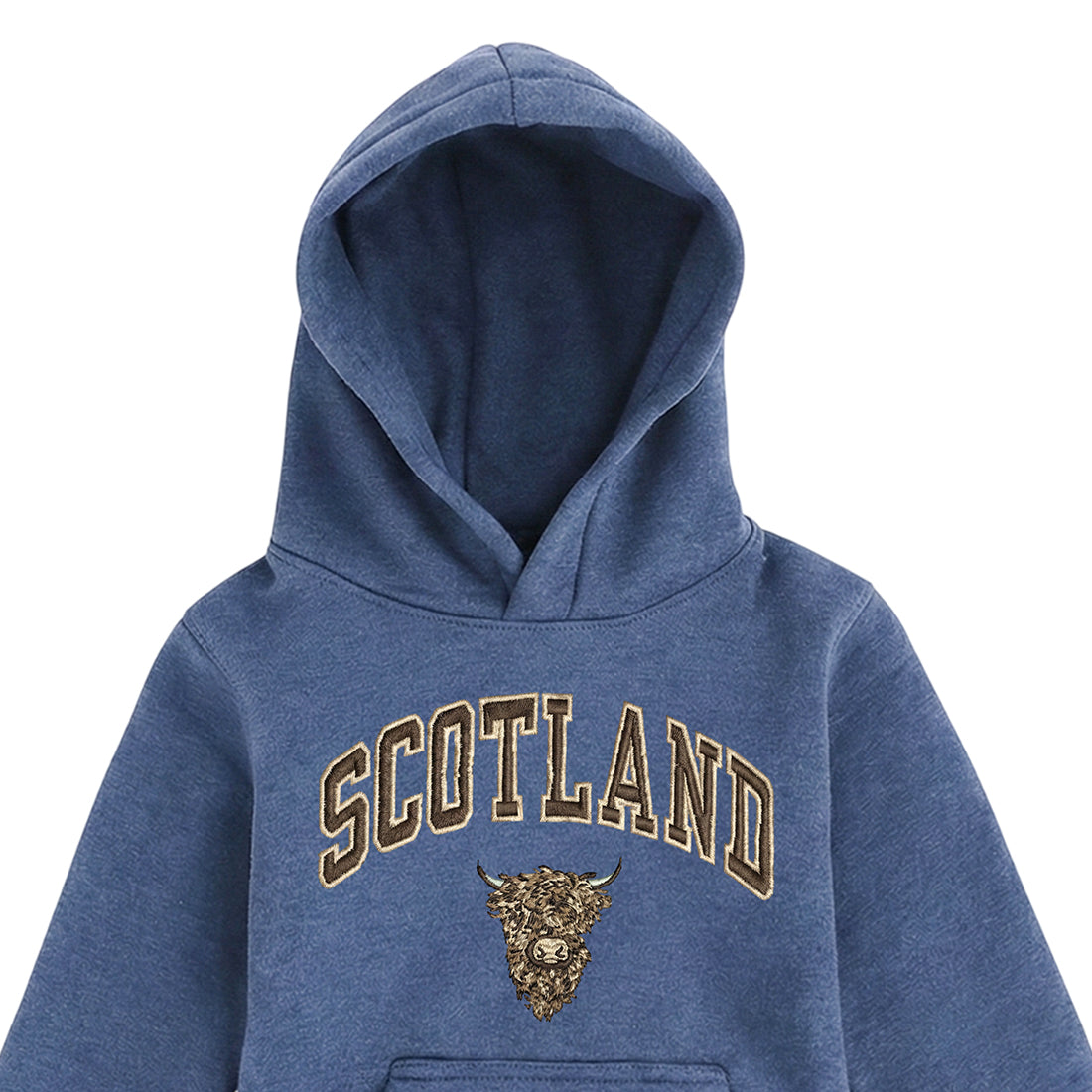 KIDS HOODIES | EMB SCT/BR COW 1