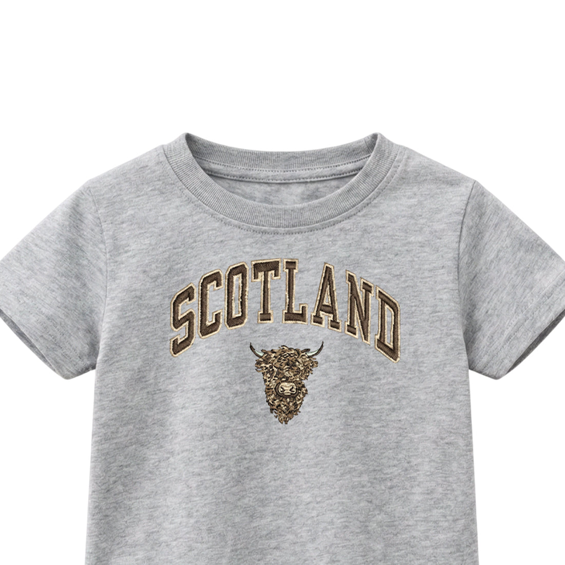 KIDS T-SHIRTS | EMB SCT/BR COW 1