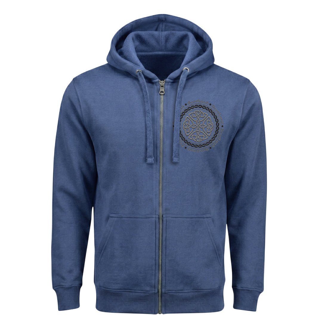 ADULT ZIPPERS | EMB CIRCLE CELTIC