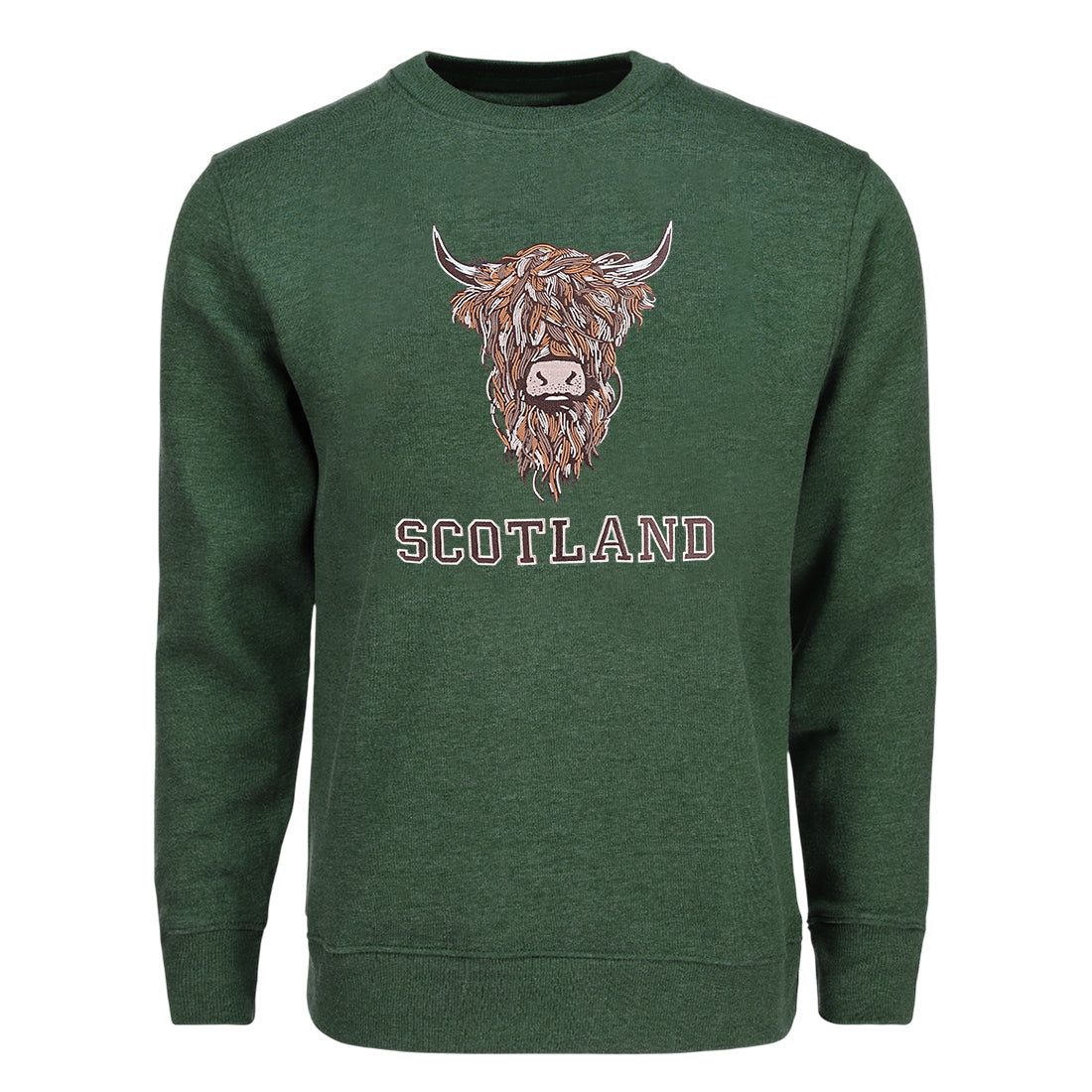 ADULT SWEATSHIRTS | EMB BR COW 1