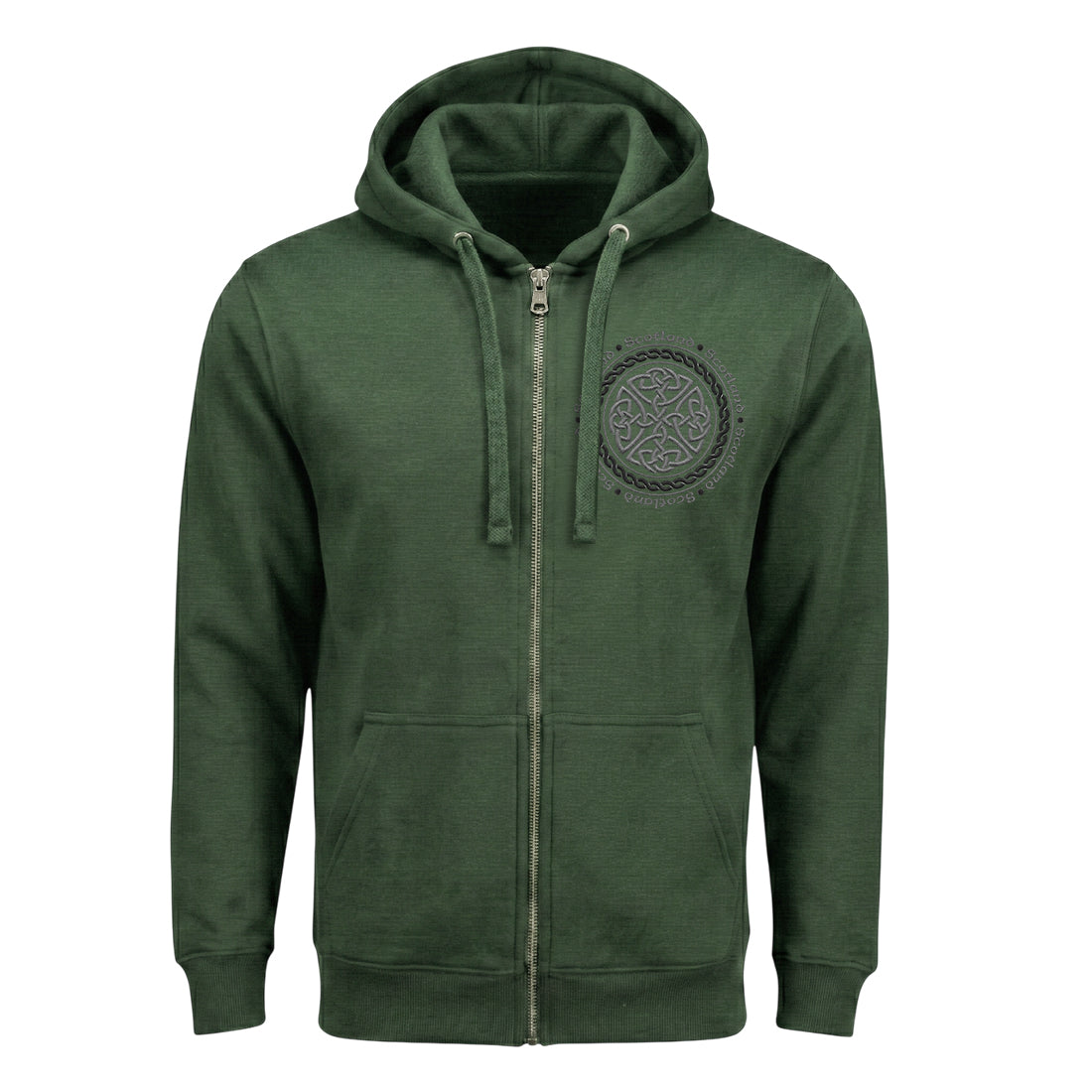 ADULT ZIPPERS | EMB CIRCLE CELTIC